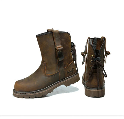 Zapatos de senderismo para hombre, botas de caza impermeables, botines tácticos de combate en el desierto, zapatos de trekking, zapatillas de trabajo de cuero para caminar para mujer