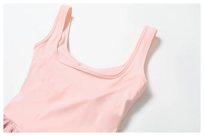 Conjunto de mono de yoga para mujer 2024, nuevo, sexy, antirreflejos, mono de una pieza, vestido deportivo de baile, ballet, gimnasio, push-up, para correr, tenis y otros deportes.