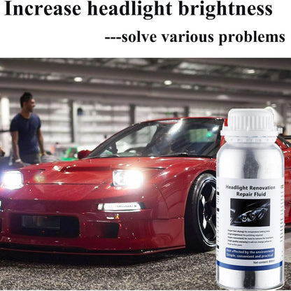 Líquido reparador de faros de coche, renovación de faros de coche, restauración, limpieza, líquido para faros de coche, pulidor de polímero, repuestos para faros de coche