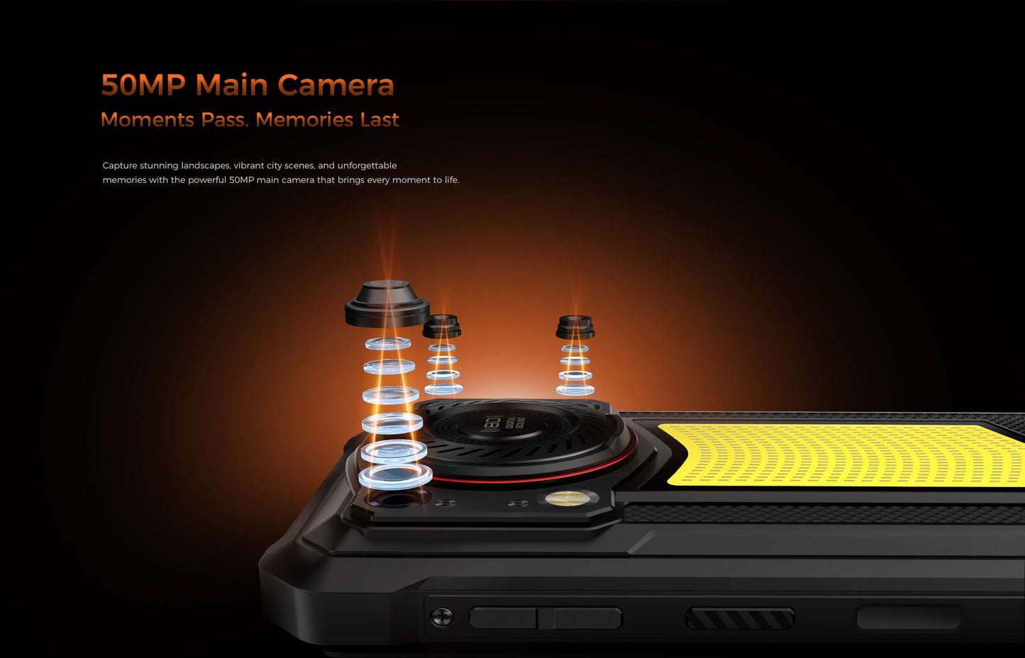 【NUEVO】OUKITEL WP53 PRO Teléfono robusto, 24 GB + 256 GB 11000 mAh Android 15 6.52 "NFC 50MP Teléfono celular