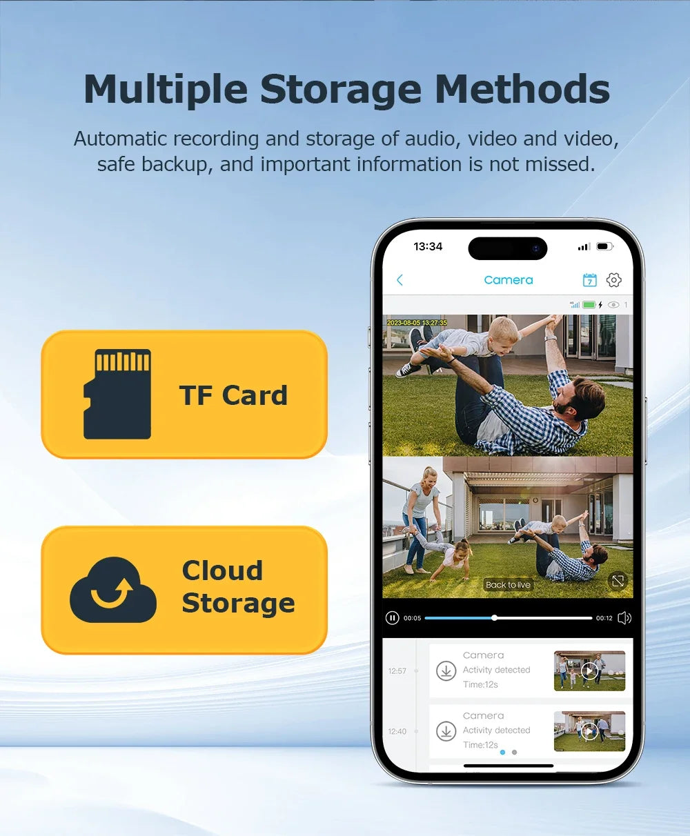Cámara de seguridad exterior con zoom óptico de 10 MP y 50x, doble lente, SIM 4G, energía solar, Wi-Fi, PTZ, detección humana, grabación y visión nocturna. 10 MP, zoom óptico de 50x, doble lente, 4G, SIM, solar.