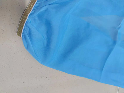 Halloween Fashion Sexy Sky Blue Aladdin Magic Lamp Jasmine Princess Dress Holiday Party Nightclub Stage Performance Costume New
