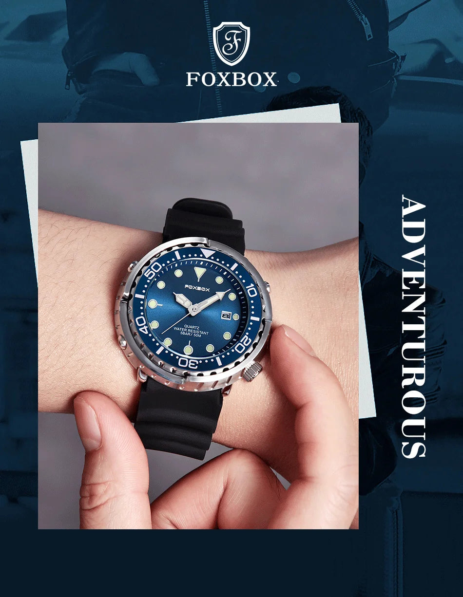 Reloj de lujo LIGE para hombre, deportivo, de exterior, con calendario, de cuarzo, de silicona suave, resistente al agua.