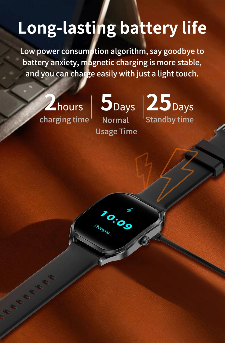 Reloj inteligente FOXBOX para mujer, con pantalla curva 3D, Bluetooth, llamadas, deportivo, resistente al agua, monitor de salud, para hombre y mujer.