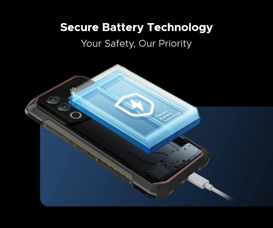 【Brand+】Estreno mundial: DOOGEE Blade10 Max, teléfono resistente con pantalla de 6,56" y 90 Hz, 8 GB de RAM + 256 GB de almacenamiento, cámara trasera de 50 MP, batería de 10300 mAh y carga de 18 W.