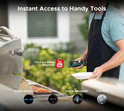 Teléfono resistente DOOGEE S200 Ultra 5G con IA, 48 GB + 1 TB, pantalla trasera de 1,34" con efecto de luz, procesador Dimensity 7400, batería de 11000 mAh, carga rápida de 66 W, NFC, WiFi 6E.