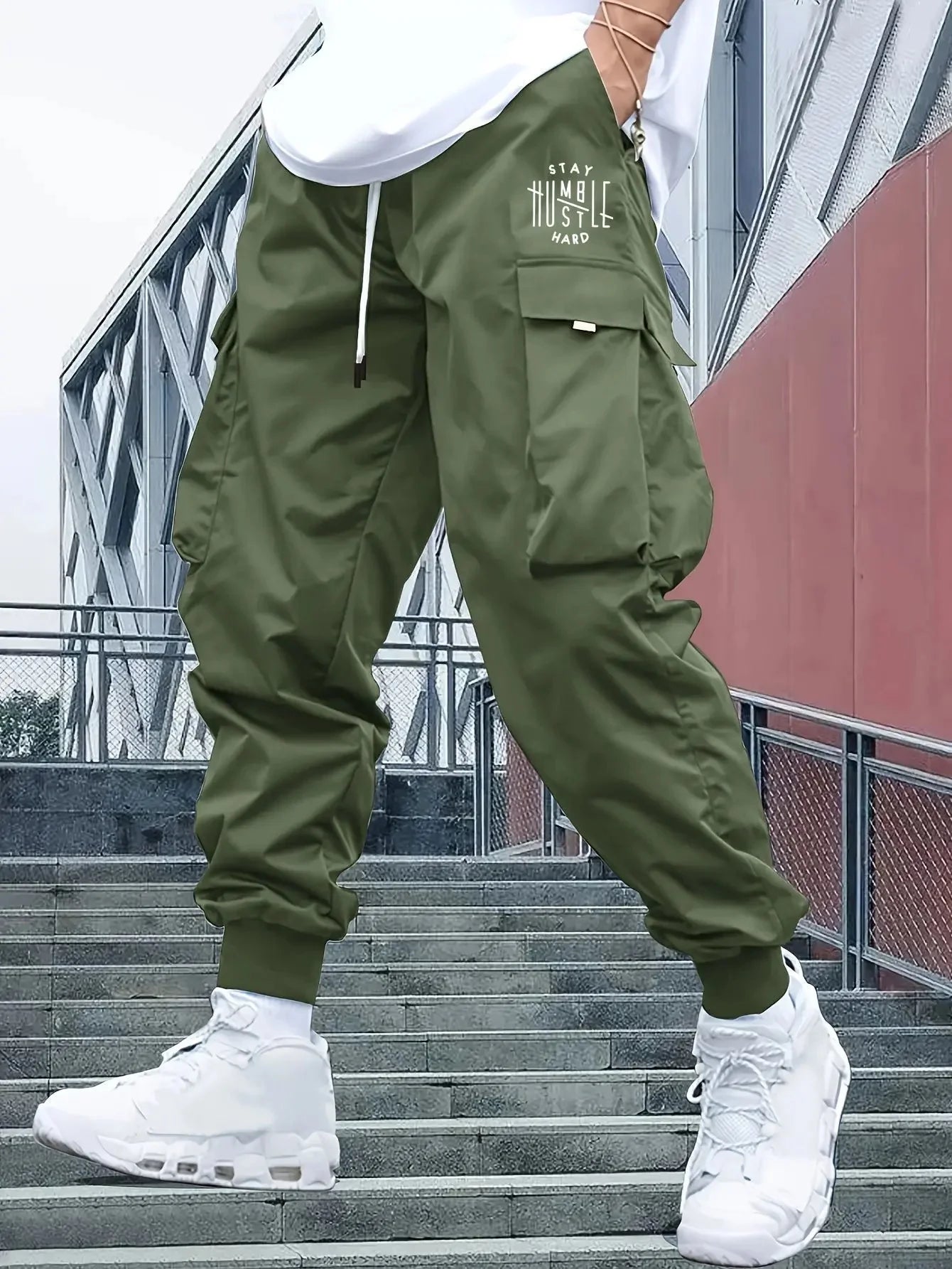 Retro Workwear Loose Sports Men's Casual Pants Straight Leg Trousers Spring Autumn Popular Long Pants Comfortable Fit