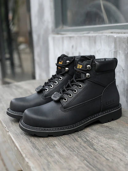 Zapatos de senderismo para hombre, botas de caza impermeables, botines tácticos de combate en el desierto, zapatos de trekking, zapatillas de trabajo de cuero para caminar para mujer