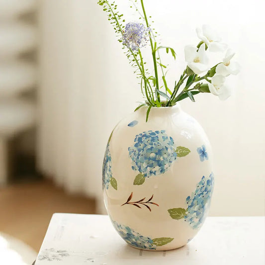 Jarrón, regalo, botella de agua de cerámica, decoración del hogar de la sala de estar, alto nivel de apariencia, jarrón creativo, decoración fresca y simple.