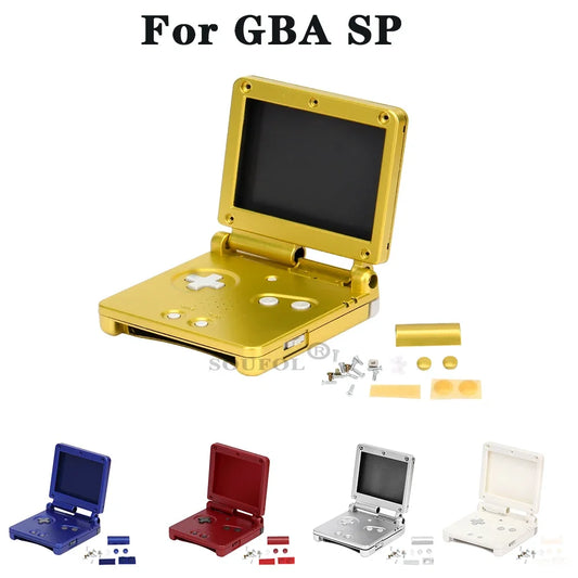 Carcasa completa de repuesto compatible con accesorios de consola Gameboy Advance SP GBA SP