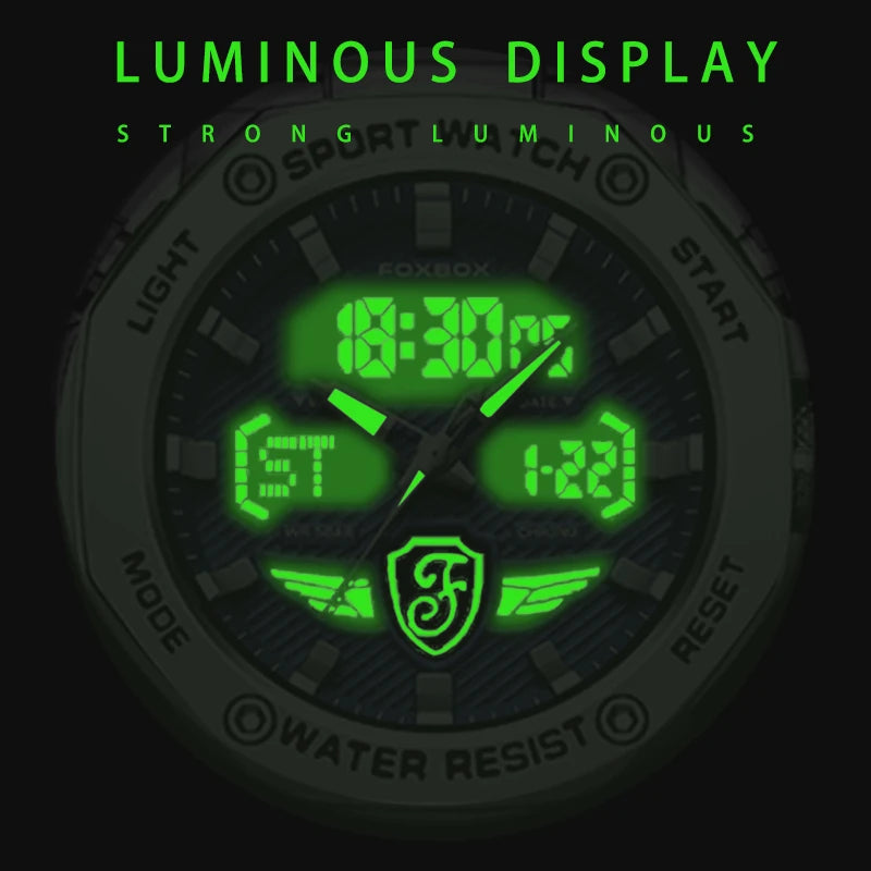 Relojes militares de lujo para hombre LIGE 2024, marca superior, resistentes al agua 5 bar, deportivos, de cuarzo con LED, para hombre, Relogio Masculino.