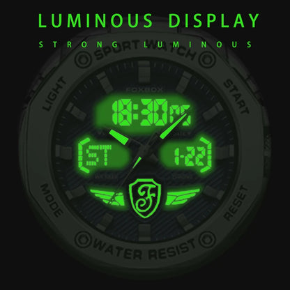 Relojes militares de lujo para hombre LIGE 2024, marca superior, resistentes al agua 5 bar, deportivos, de cuarzo con LED, para hombre, Relogio Masculino.
