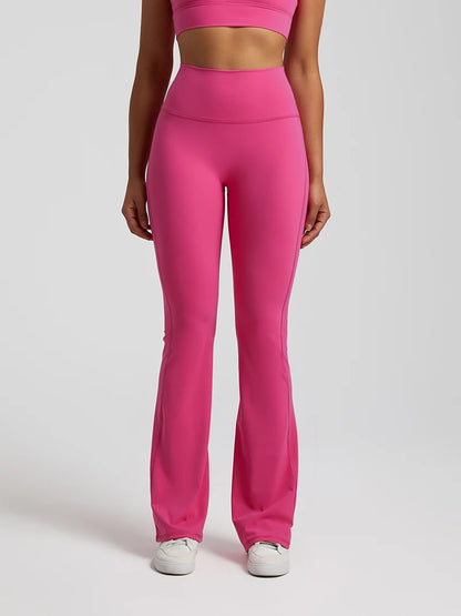 Buttery Soft High Waist Flare Leggings No Front Seam Workout Yoga Flared Pants Full Length Gym Sport Leggings Women Tights