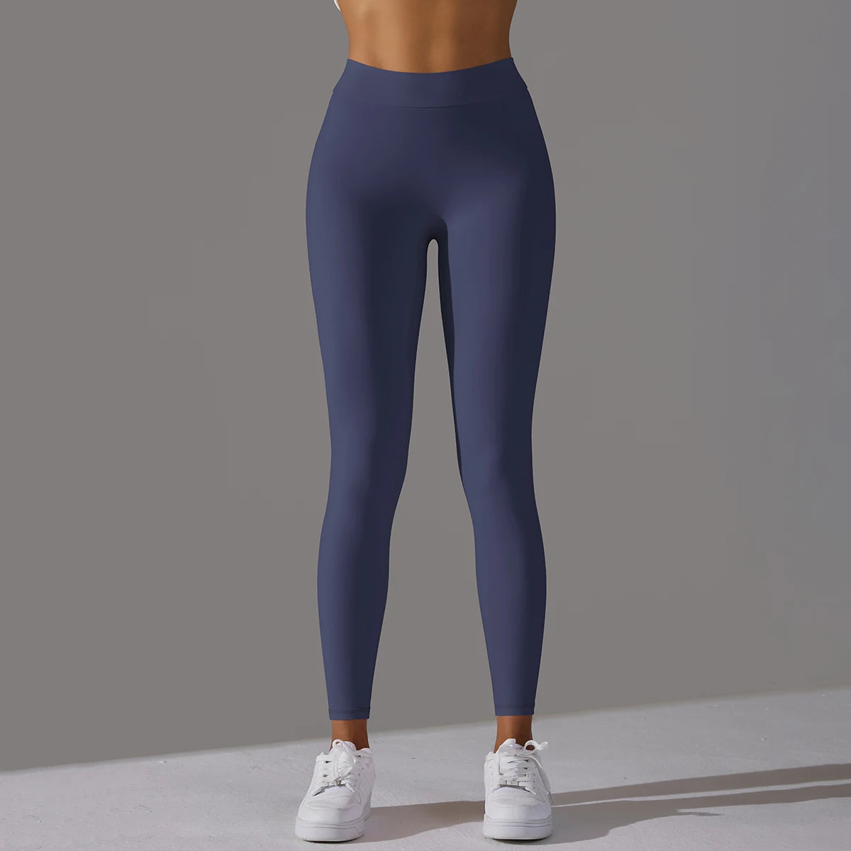 Women Seamless Solid Leggings Knitted High Waist Sports Leggings Fashion Hip Lifting Running Yoga Sport Gym Tights Pantalones