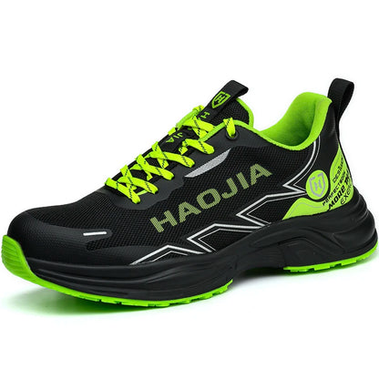 Zapatos de seguridad ligeros para hombre, antirotura, antipinchazos, zapatillas de trabajo, botas de seguridad protectoras, zapatos de trabajo con puntera de acero.