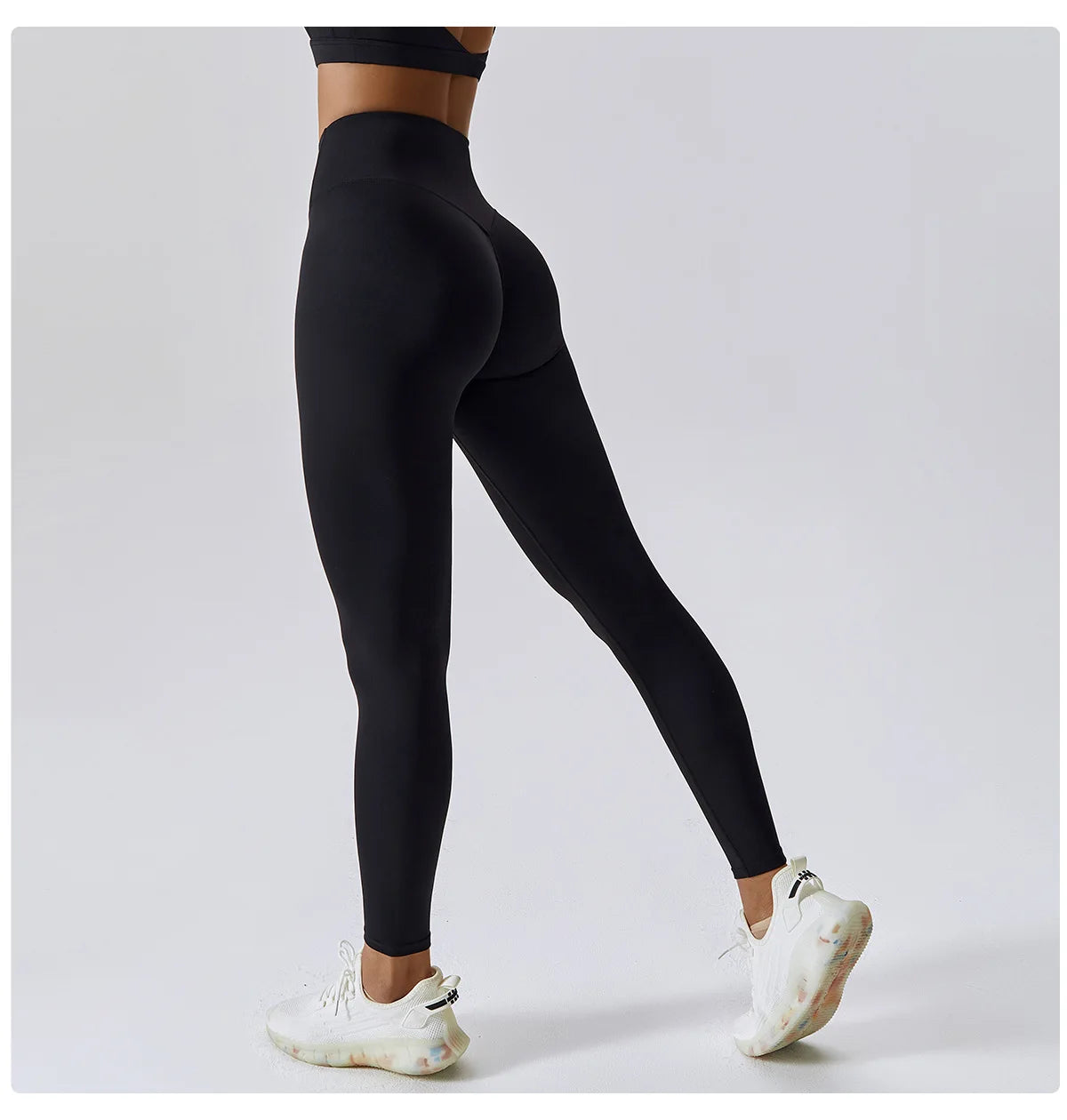 Pantalones de yoga, mallas deportivas para mujer, leggings de gimnasio, suaves, de cintura alta, elásticos, transpirables, de nailon, tipo T.