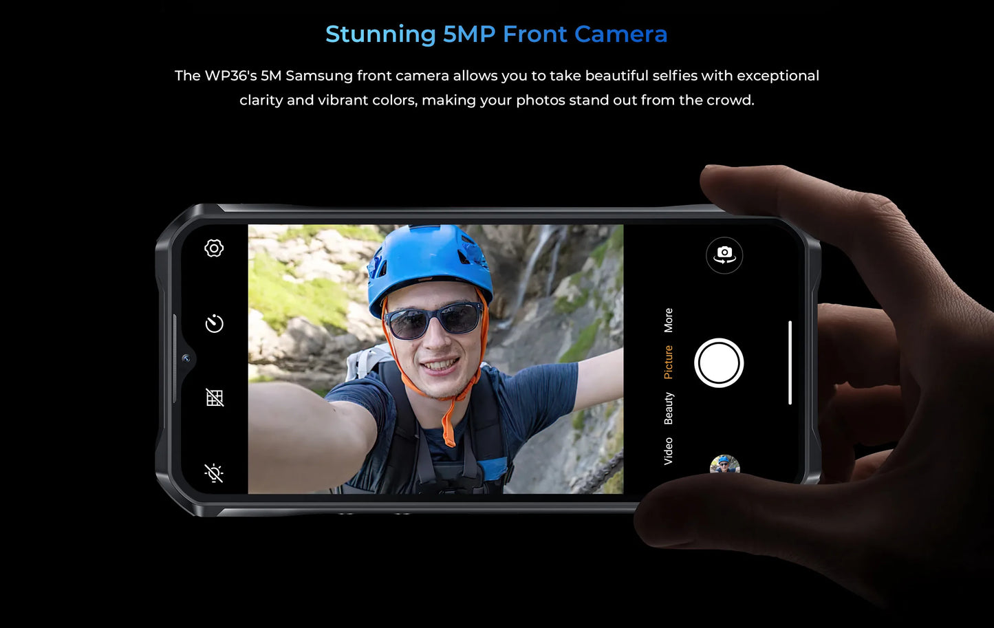 [Estreno mundial] Smartphone resistente Oukitel WP36, batería de 10600 mAh, pantalla HD+ de 6,52", 16 GB de almacenamiento interno, 128 GB de almacenamiento interno, sistema operativo Android 13, cámara de 13 MP
