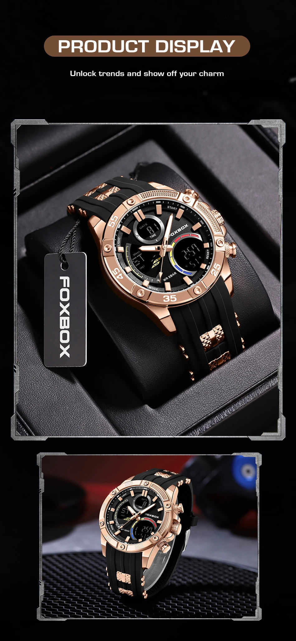 Relojes militares de moda para hombre LIGE, reloj cronógrafo deportivo original de lujo para hombre, reloj de cuarzo resistente al agua, reloj de pulsera digital