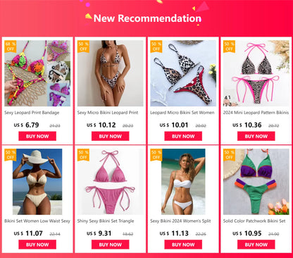 Bikini unicolor con purpurina, bañador sexy con cuello halter, traje de baño para mujer, conjunto de bikini con lentejuelas brillantes, ropa de playa, bikini brasileño
