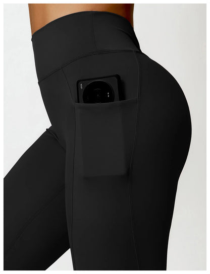 V-shaped Back Yoga Pants High Waist Leggings Gym Workout Tights Sport Women Fitness Female Legging Tummy Control Running Tights