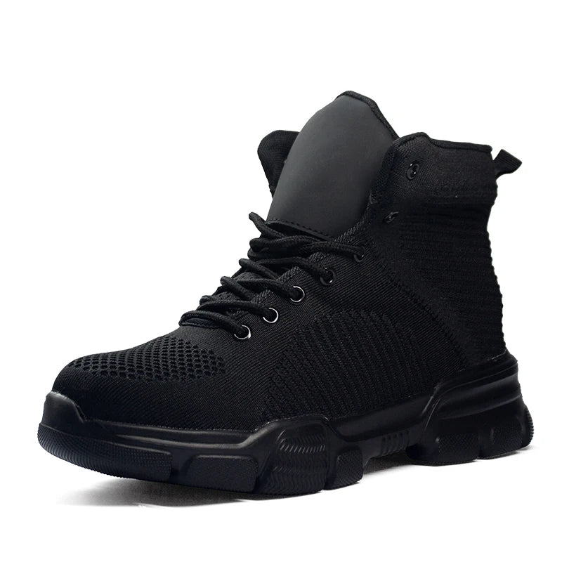 Safety Shoes Man Steel Toe Anti-Puncture Men's Work Shoes Men's Safety Boots Lightweight Men's Boots Security Protective Boot