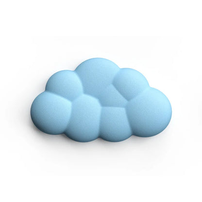 Alfombrilla de ratón con reposamuñecas para teclado, nube, antideslizante, espuma viscoelástica, para escritorio, oficina, gamer, ratón, reposamuñecas