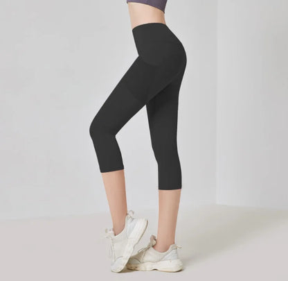 Leggings deportivos de cintura alta con bolsillos, ideales para fitness, correr y hacer ejercicio. Nuevos modelos 2023. Pantalones deportivos de secado rápido para mujer. Perfectos para entrenar y hacer yoga.