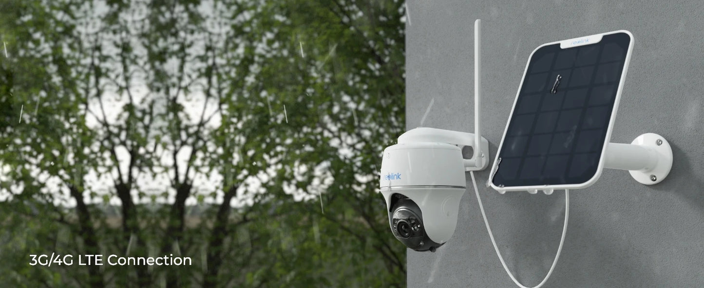 Cámara de seguridad celular REOLINK 4K, SIM 3G/4G LTE, alimentación solar, visión nocturna a color, almacenamiento local/en la nube, cámara exterior con batería