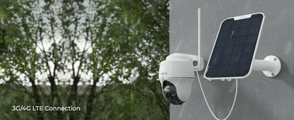 Cámara de seguridad celular REOLINK 4K, SIM 3G/4G LTE, alimentación solar, visión nocturna a color, almacenamiento local/en la nube, cámara exterior con batería
