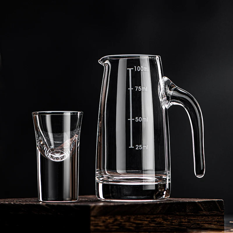 Juego de vino de alta gama para uso doméstico que incluye vaso de whisky, jarra para servir vino y aireador para uso comercial.