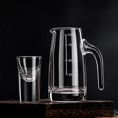 Juego de vino de alta gama para uso doméstico que incluye vaso de whisky, jarra para servir vino y aireador para uso comercial.