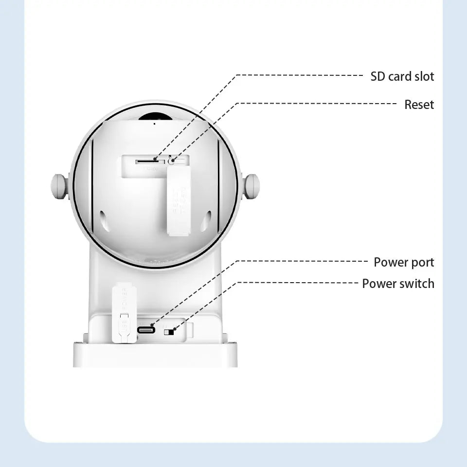 Cámara solar WiFi de 4 MP para exteriores, 2K, batería integrada, cámara de seguridad tipo domo con alimentación solar, alarma de movimiento PIR, almacenamiento en la nube y audio bidireccional.