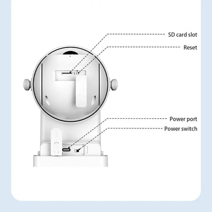 Cámara solar WiFi de 4 MP para exteriores, 2K, batería integrada, cámara de seguridad tipo domo con alimentación solar, alarma de movimiento PIR, almacenamiento en la nube y audio bidireccional.