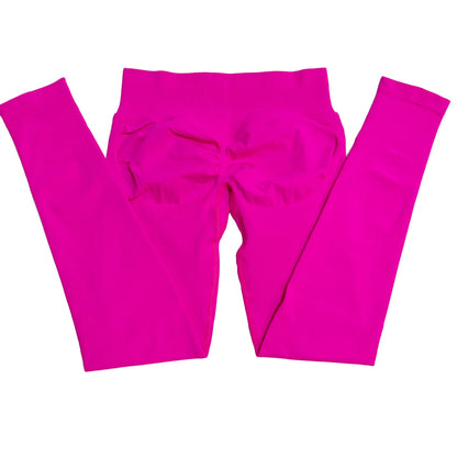 Leggings deportivas sin logo para mujer, efecto push-up, cintura baja, sin costuras, para gimnasio, yoga y entrenamiento.