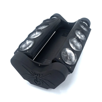 Cabezal móvil LED de araña, 8 x 15 W, 4 en 1, RGBW, para fiestas, iluminación de DJ, luces DMX, efectos de escenario
