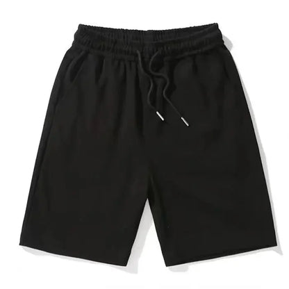 Pantalones cortos deportivos holgados de color puro para hombre y mujer, informales, de verano, con pierna recta, adelgazantes, de cinco cuartos