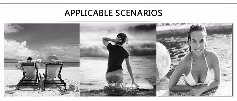 2025 Elegante conjunto de bikini negro con braguita transparente Estilo urbano Ropa de playa Pared blanca Ligero y transpirable Playa de verano