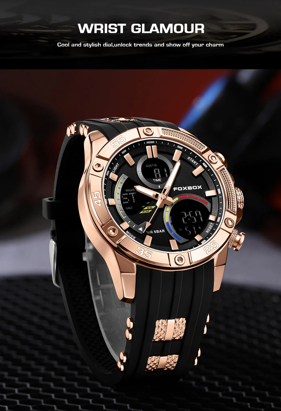 Relojes militares de moda para hombre LIGE, reloj cronógrafo deportivo original de lujo para hombre, reloj de cuarzo resistente al agua, reloj de pulsera digital