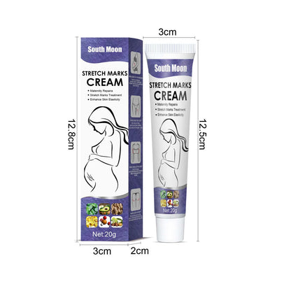 Crema para eliminar las estrías del embarazo, mejora la elasticidad, atenúa las líneas de crecimiento, suaviza, nutre, hidrata y reafirma la piel.
