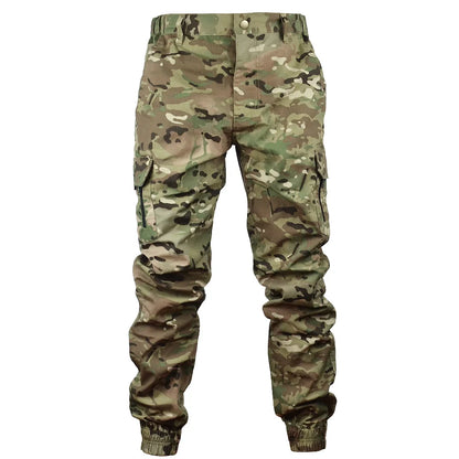 Pantalones de chándal tácticos Mege con camuflaje para exteriores, pantalones cargo antidesgarro, ropa de trabajo, pantalones de senderismo, ropa de calle para hombre