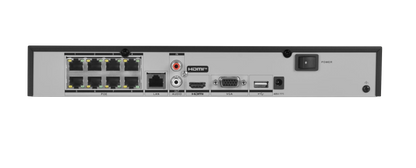 Grabador de vídeo en red Hikvision DS-7604NXI-K1/4P DS-7608NXI-K1/8P 4K 4/8 canales 4/8 PoE Acusense 1 SATA NVR 8MP H.265+ Vigilancia