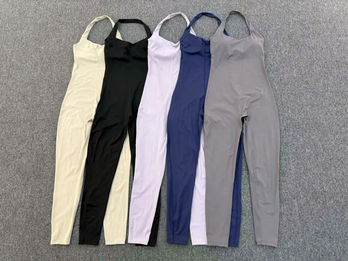 Nuevo Body de Yoga Sexy para Mujer, Mono Deportivo de una Pieza, Sin Mangas, Espalda Abierta, Conjunto de Yoga de Secado Rápido, Ropa Deportiva para Entrenamiento y Yoga.