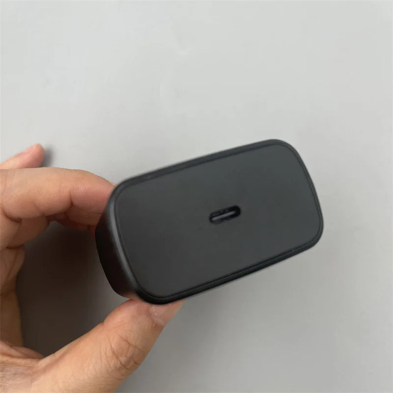 Cargador rápido PD original de 45 W, adaptador de pared de carga rápida tipo C para Samsung Galaxy S23 S22 S21 Ultra A54 A53 A52S.