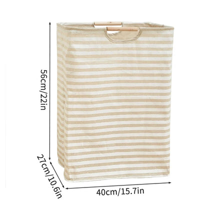 Cesta de lavandería de gran capacidad para ropa sucia con asa, cesta plegable para ropa, accesorios de baño
