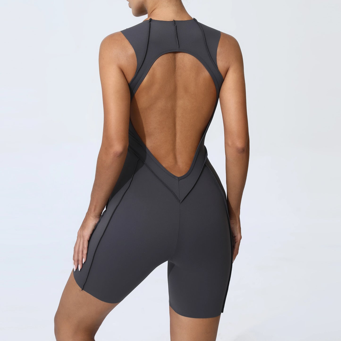 Mono deportivo acolchado para mujer, ropa deportiva para gimnasio, traje de fitness