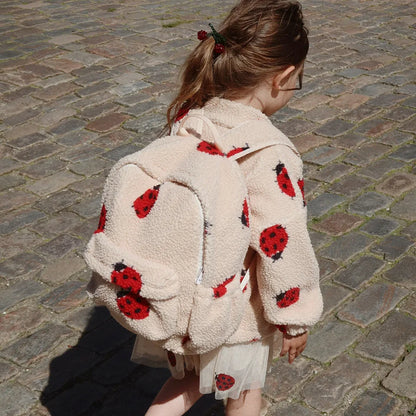 Chaqueta para niños, otoño 2025, nueva moda con estampado Ks, ropa de algodón para niñas y niños, abrigo cálido de lana de cordero gruesa, ropa para niños
