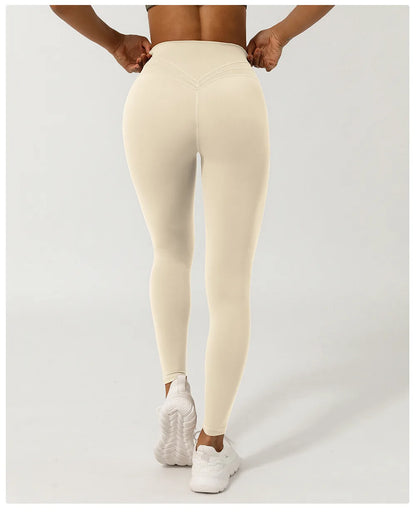 Women Sport Fitness Leggings High Waist Tights Elastic Sexy Yoga Pants Training Running Gym Quick Dry Breathable Leggings Female
