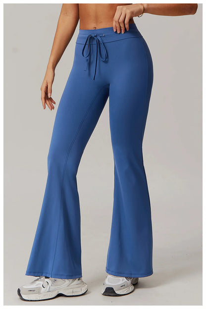 Leggings de yoga de cintura alta, estilo campana, transpirables, pantalones de yoga, para fitness, correr, realzar glúteos, entrenamiento en el gimnasio, ropa deportiva, pantalones de pierna ancha.
