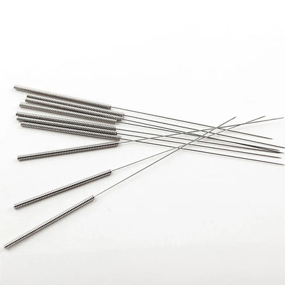 ZHONGYAN TAIHE 2000 agujas de acupuntura estériles desechables con tubo, 4 cajas de agujas para masaje de belleza, microacupuntura facial