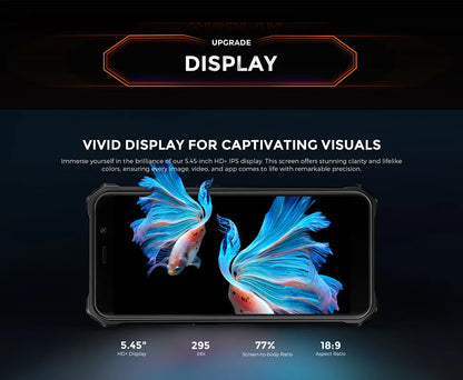 Teléfono inteligente resistente Fossibot F101Pro, 15 GB + 128 GB, Android 13, IP68, resistente al agua, batería de 10600 mAh, NFC, versión global